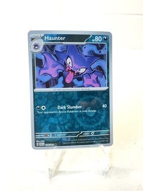 Pokemon TCG Card -  Haunter [Reverse Holo] #56 Pokemon Paldean Fates
